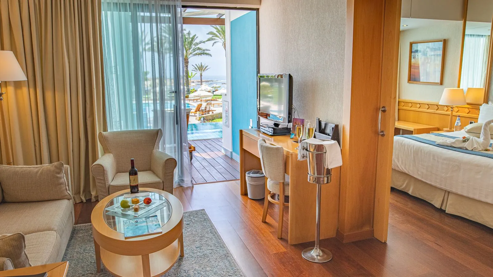 Suite interior at Asimina Suites
