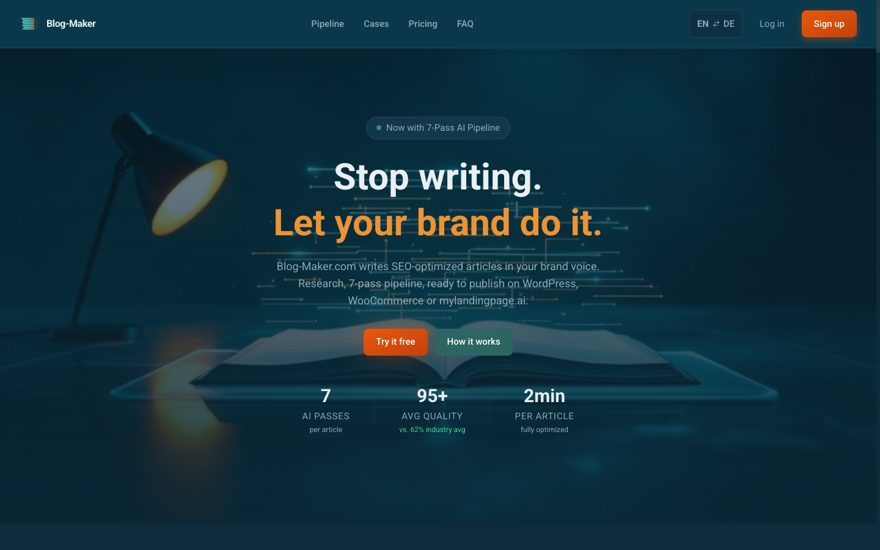 Blog-Maker SEO blog engine