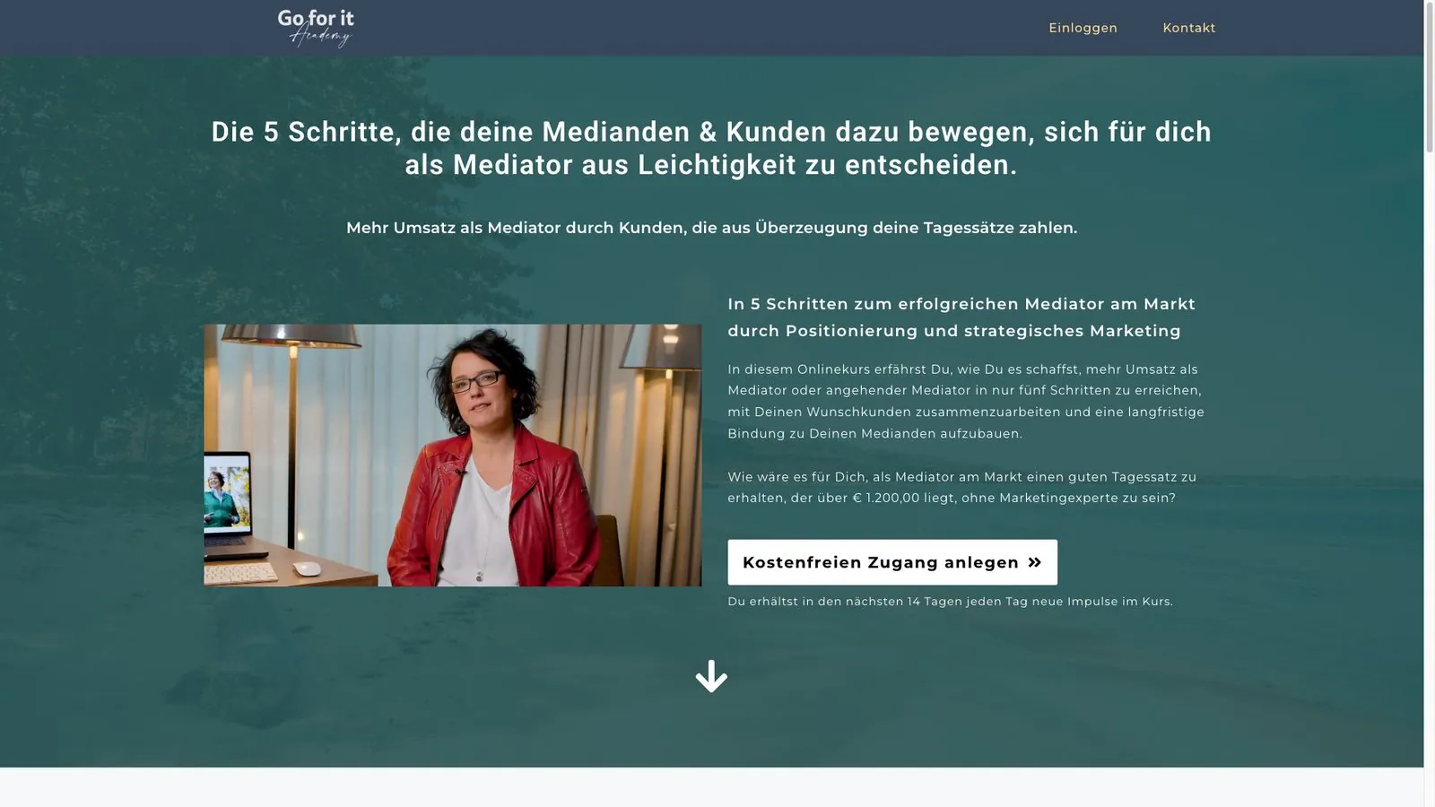 GoForIt Academy online course for mediators