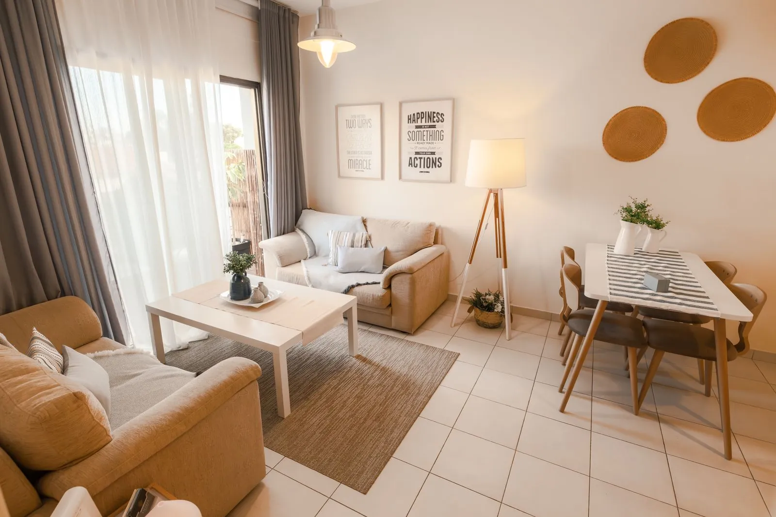 Living room of the apartment