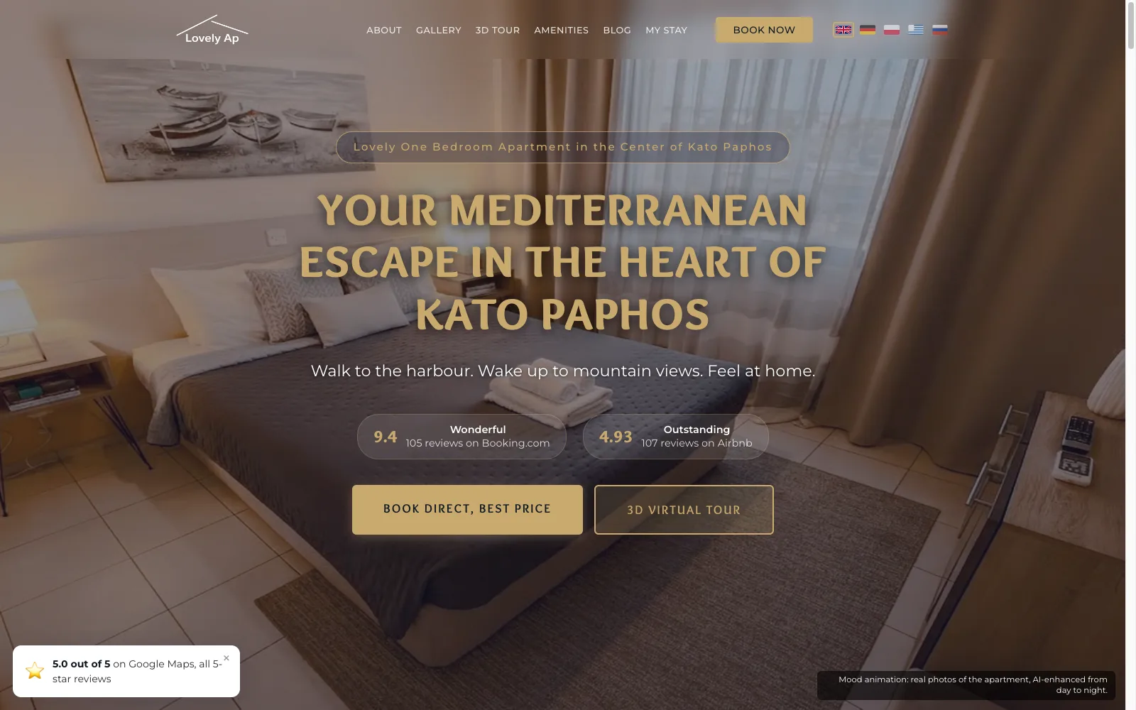 Lovely Ap vacation rental booking website