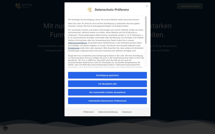 mylandingpage.ai landing page builder