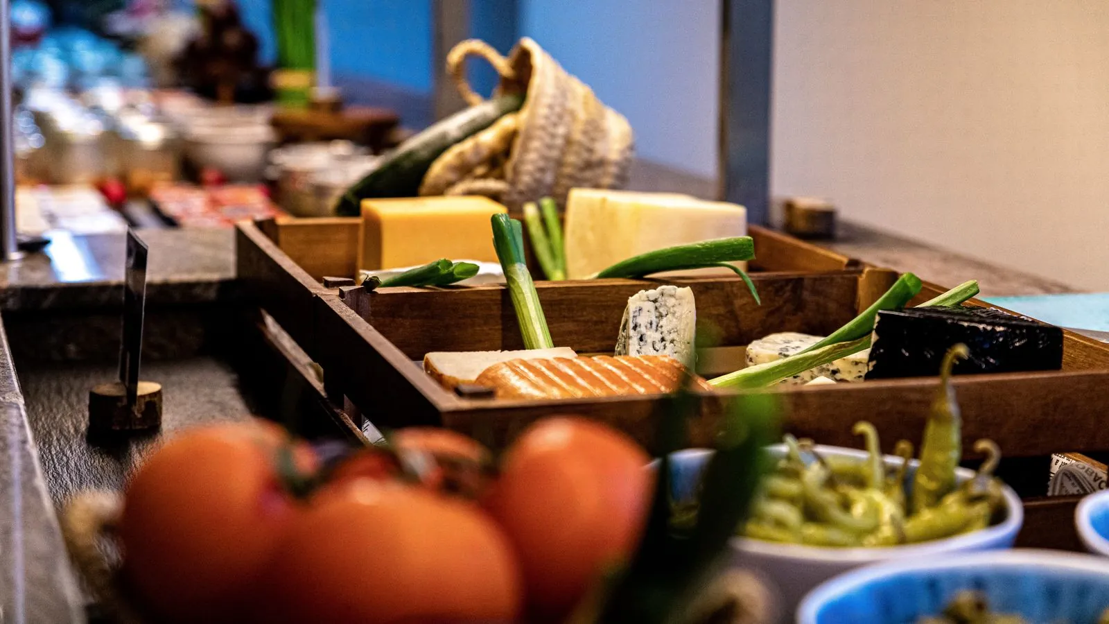 Culinary detail from the hotel restaurant