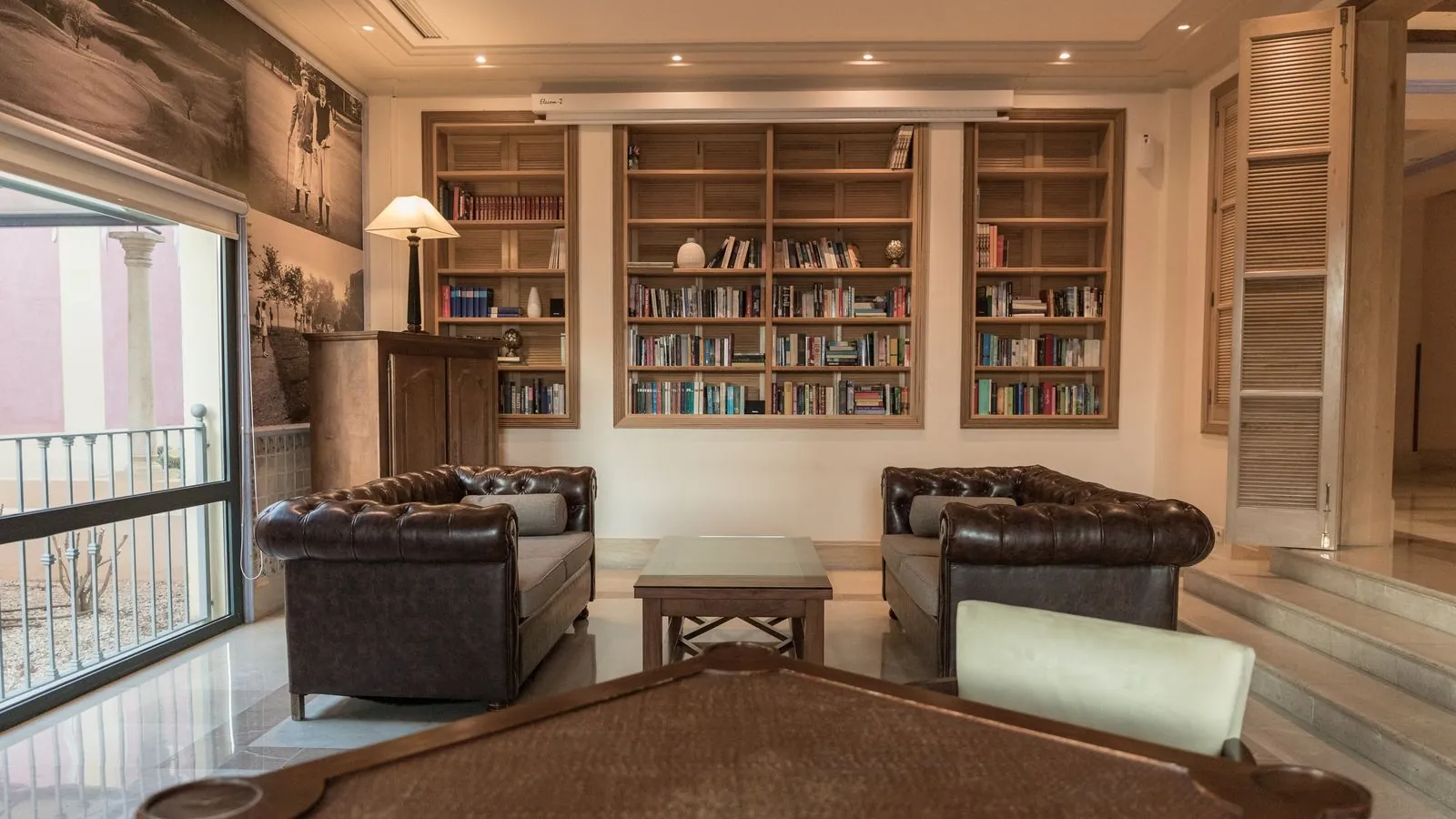 Lobby and reception area
